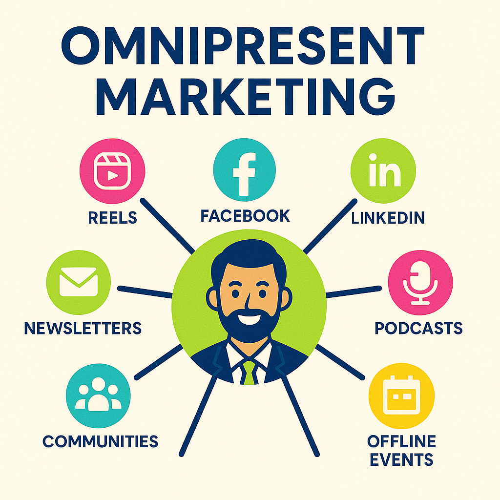 Omnipresent marketing will gain importance as SEO takes a hit from AI Overviews increase and click through rates decrease.
